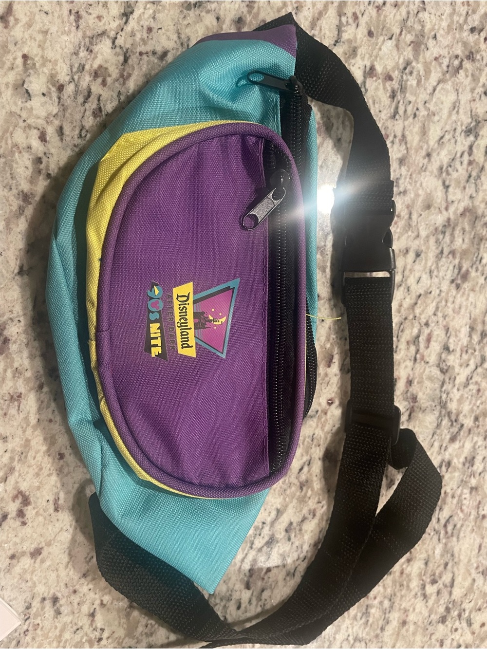Disneyland After Dark 90s Nite Retro Fanny Pack with Button